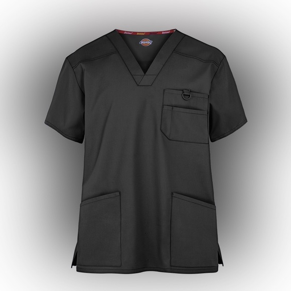 Dickies EDS Signature Men's 5-Pocket V-Neck Gray Scrub Top XL - Picture 10 of 12